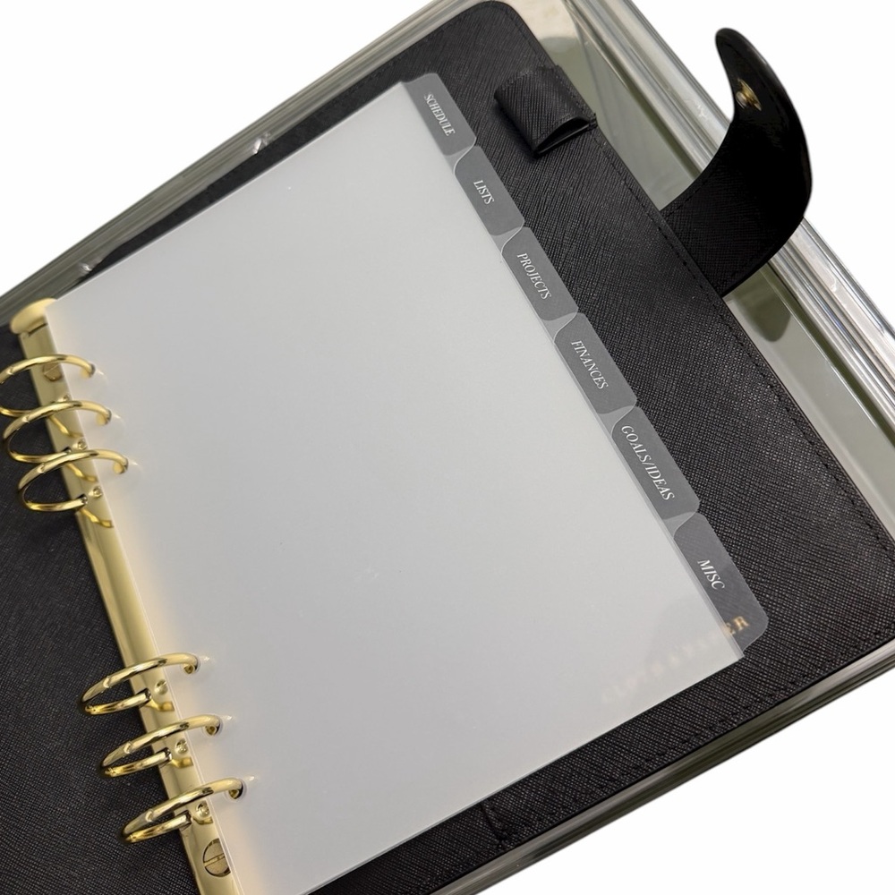 Cloth & Paper planner dividers